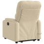 Liftable reclining electric massage chair cream fabric by , Armchairs - Ref: Foro24-3204755, Price: 340,32 €, Discount: %