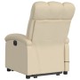 Sillón de masaje eléctrico reclinable elevable tela crema de , Sillones - Ref: Foro24-3204137, Precio: 316,60 €, Descuento: %