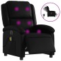 Black synthetic leather electric reclining massage chair by , Armchairs - Ref: Foro24-3204219, Price: 253,62 €, Discount: %