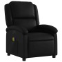 Black synthetic leather electric reclining massage chair by , Armchairs - Ref: Foro24-3204219, Price: 253,62 €, Discount: %