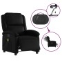 Black synthetic leather electric reclining massage chair by , Armchairs - Ref: Foro24-3204219, Price: 253,62 €, Discount: %