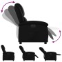 Sillón reclinable eléctrico de cuero sintético negro de , Sillones - Ref: Foro24-3204212, Precio: 262,40 €, Descuento: %