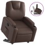 Sillón reclinable elevable cuero sintético marrón de , Sillones - Ref: Foro24-3204432, Precio: 328,22 €, Descuento: %