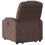 Sillón reclinable elevable cuero sintético marrón de , Sillones - Ref: Foro24-3204432, Precio: 328,22 €, Descuento: %