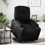 Sillón reclinable elevable cuero artificial negro de , Sillones - Ref: Foro24-3204430, Precio: 281,98 €, Descuento: %