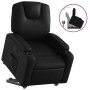 Sillón reclinable elevable cuero artificial negro de , Sillones - Ref: Foro24-3204430, Precio: 281,98 €, Descuento: %