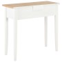 White wood dressing table console table 79x30x74 cm by vidaXL, Side tables - Ref: Foro24-280053, Price: 146,99 €, Discount: %