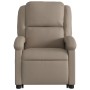 Sillón elevable eléctrico cuero artificial capuchino de , Sillones - Ref: Foro24-3204246, Precio: 374,98 €, Descuento: %