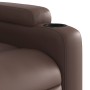 Sillón de masaje elevable eléctrico cuero sintético marrón de , Sillones - Ref: Foro24-3204453, Precio: 332,81 €, Descuento: %