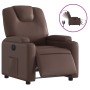 Sillón reclinable eléctrico de cuero sintético marrón de , Sillones - Ref: Foro24-3204418, Precio: 264,82 €, Descuento: %