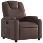 Sillón reclinable eléctrico de cuero sintético marrón de , Sillones - Ref: Foro24-3204418, Precio: 264,82 €, Descuento: %