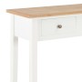 White wood dressing table console table 79x30x74 cm by vidaXL, Side tables - Ref: Foro24-280053, Price: 146,99 €, Discount: %