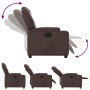 Sillón reclinable eléctrico de cuero sintético marrón de , Sillones - Ref: Foro24-3204418, Precio: 264,82 €, Descuento: %