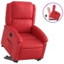 Sillón reclinable elevable cuero artificial rojo de , Sillones - Ref: Foro24-3204231, Precio: 357,99 €, Descuento: %