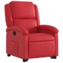 Sillón reclinable elevable cuero artificial rojo de , Sillones - Ref: Foro24-3204231, Precio: 357,99 €, Descuento: %