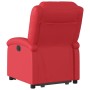 Sillón reclinable elevable cuero artificial rojo de , Sillones - Ref: Foro24-3204231, Precio: 357,99 €, Descuento: %