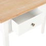 White wood dressing table console table 79x30x74 cm by vidaXL, Side tables - Ref: Foro24-280053, Price: 146,99 €, Discount: %