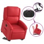 Sillón reclinable elevable cuero artificial rojo de , Sillones - Ref: Foro24-3204231, Precio: 357,99 €, Descuento: %