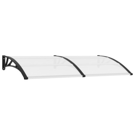 Black PC door canopy 200x100 cm by vidaXL, Awnings - Ref: Foro24-45627, Price: 85,99 €, Discount: %