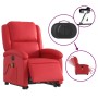 Sillón de majaje elevable eléctrico cuero artificial rojo de , Sillones - Ref: Foro24-3204252, Precio: 333,72 €, Descuento: %