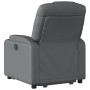 Sillón reclinable elevable eléctrico de cuero sintético gris de , Sillones - Ref: Foro24-3204447, Precio: 330,49 €, Descuento: %