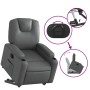 Sillón reclinable elevable eléctrico de cuero sintético gris de , Sillones - Ref: Foro24-3204447, Precio: 330,49 €, Descuento: %