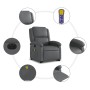 Gray synthetic leather electric lift massage chair by , Armchairs - Ref: Foro24-3204250, Price: 322,69 €, Discount: %