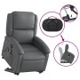 Gray synthetic leather electric lift massage chair by , Armchairs - Ref: Foro24-3204250, Price: 322,69 €, Discount: %