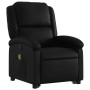 Black Artificial Leather Foot Massage Recliner by , Armchairs - Ref: Foro24-3204233, Price: 270,48 €, Discount: %