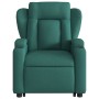 Dark Green Fabric Reclining Foot Massage Chair by , Armchairs - Ref: Foro24-3204500, Price: 305,05 €, Discount: %