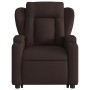 Sillón masaje eléctrico reclinable elevable tela marrón oscuro de , Sillones - Ref: Foro24-3204523, Precio: 344,79 €, Descuen...