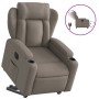 Sillón eléctrico reclinable elevable de tela gris taupe de , Sillones - Ref: Foro24-3204514, Precio: 330,92 €, Descuento: %