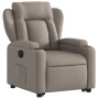 Sillón eléctrico reclinable elevable de tela gris taupe de , Sillones - Ref: Foro24-3204514, Precio: 330,92 €, Descuento: %