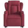 Sillón de masaje elevable eléctrico tela rojo tinto de , Sillones - Ref: Foro24-3204521, Precio: 348,53 €, Descuento: %