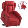 Red artificial leather lifting recliner by , Armchairs - Ref: Foro24-3204549, Price: 289,35 €, Discount: %