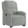 Sillón eléctrico reclinable elevable de terciopelo gris claro de , Sillones - Ref: Foro24-3204322, Precio: 306,99 €, Descuent...