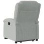 Sillón eléctrico reclinable elevable de terciopelo gris claro de , Sillones - Ref: Foro24-3204322, Precio: 327,60 €, Descuent...