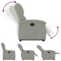 Sillón eléctrico reclinable elevable de terciopelo gris claro de , Sillones - Ref: Foro24-3204322, Precio: 306,99 €, Descuent...