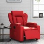 Sillón reclinable eléctrico de cuero sintético rojo de , Sillones - Ref: Foro24-3204535, Precio: 269,32 €, Descuento: %