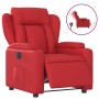 Sillón reclinable eléctrico de cuero sintético rojo de , Sillones - Ref: Foro24-3204535, Precio: 269,32 €, Descuento: %