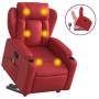 Red Artificial Leather Foot Massage Recliner by , Armchairs - Ref: Foro24-3204556, Price: 303,23 €, Discount: %