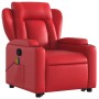 Red Artificial Leather Foot Massage Recliner by , Armchairs - Ref: Foro24-3204556, Price: 303,23 €, Discount: %