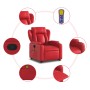 Red Artificial Leather Foot Massage Recliner by , Armchairs - Ref: Foro24-3204556, Price: 303,23 €, Discount: %