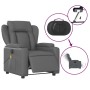 Gray synthetic leather electric reclining massage chair by , Armchairs - Ref: Foro24-3204540, Price: 295,58 €, Discount: %