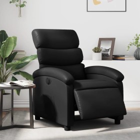 Sillón reclinable eléctrico de cuero sintético negro de , Sillones - Ref: Foro24-3204026, Precio: 238,99 €, Descuento: %