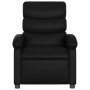 Sillón reclinable eléctrico de cuero sintético negro de , Sillones - Ref: Foro24-3204026, Precio: 235,99 €, Descuento: %