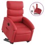 Sillón reclinable elevable cuero artificial rojo de , Sillones - Ref: Foro24-3204045, Precio: 274,83 €, Descuento: %