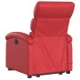 Sillón reclinable elevable cuero artificial rojo de , Sillones - Ref: Foro24-3204045, Precio: 274,83 €, Descuento: %