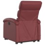 Sillón reclinable de masaje de pie cuero artificial rojo tinto de , Sillones - Ref: Foro24-3204051, Precio: 270,56 €, Descuen...