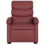 Sillón reclinable de masaje de pie cuero artificial rojo tinto de , Sillones - Ref: Foro24-3204051, Precio: 270,56 €, Descuen...